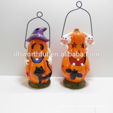 Lovely ceramic LED light halloween decoration